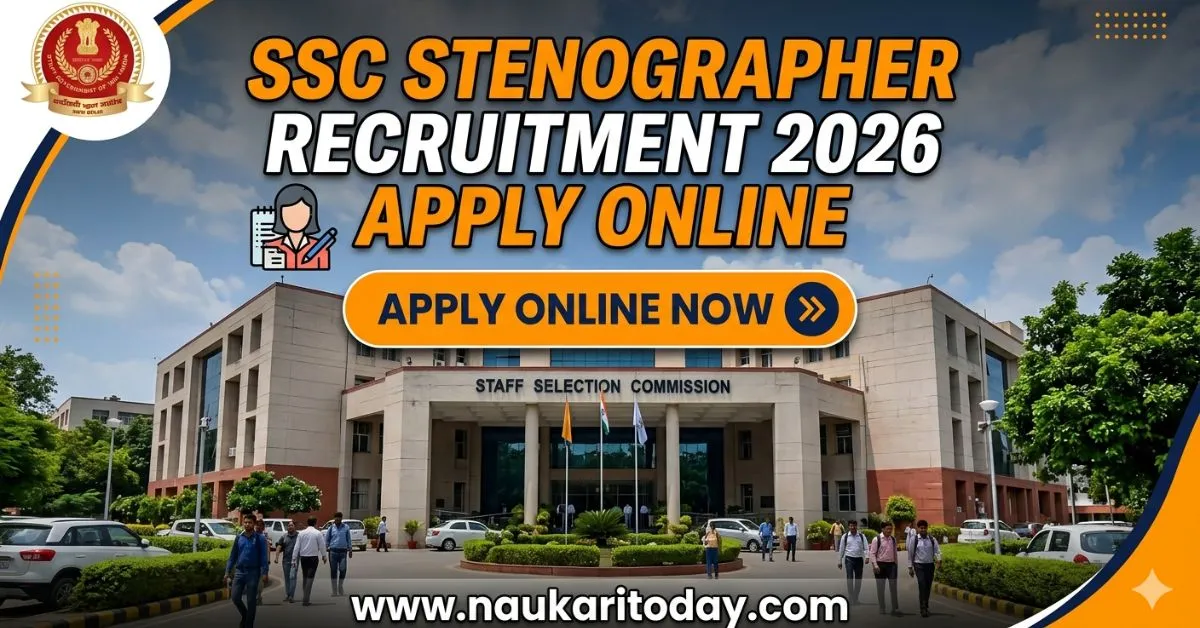 SSC Stenographer Recruitment 2026 Apply Online has started from 24th April 2026.