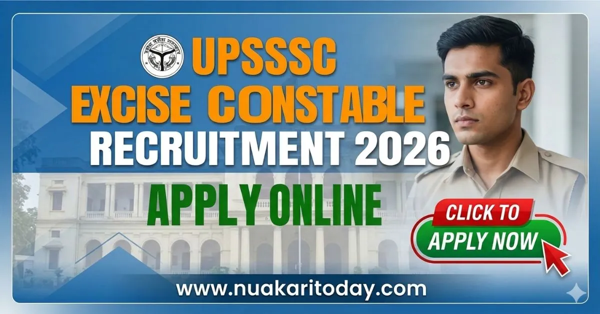 UPSSSC Excise Constable Recruitment 2026 Apply Online is start on 4th June 2026