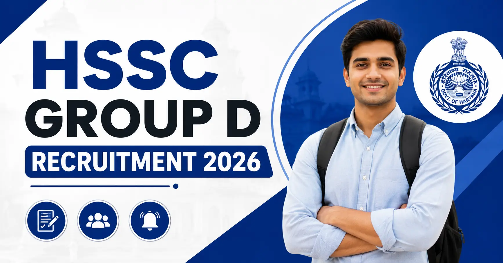 Apply Online started HSSC Group D Recruitment 2026