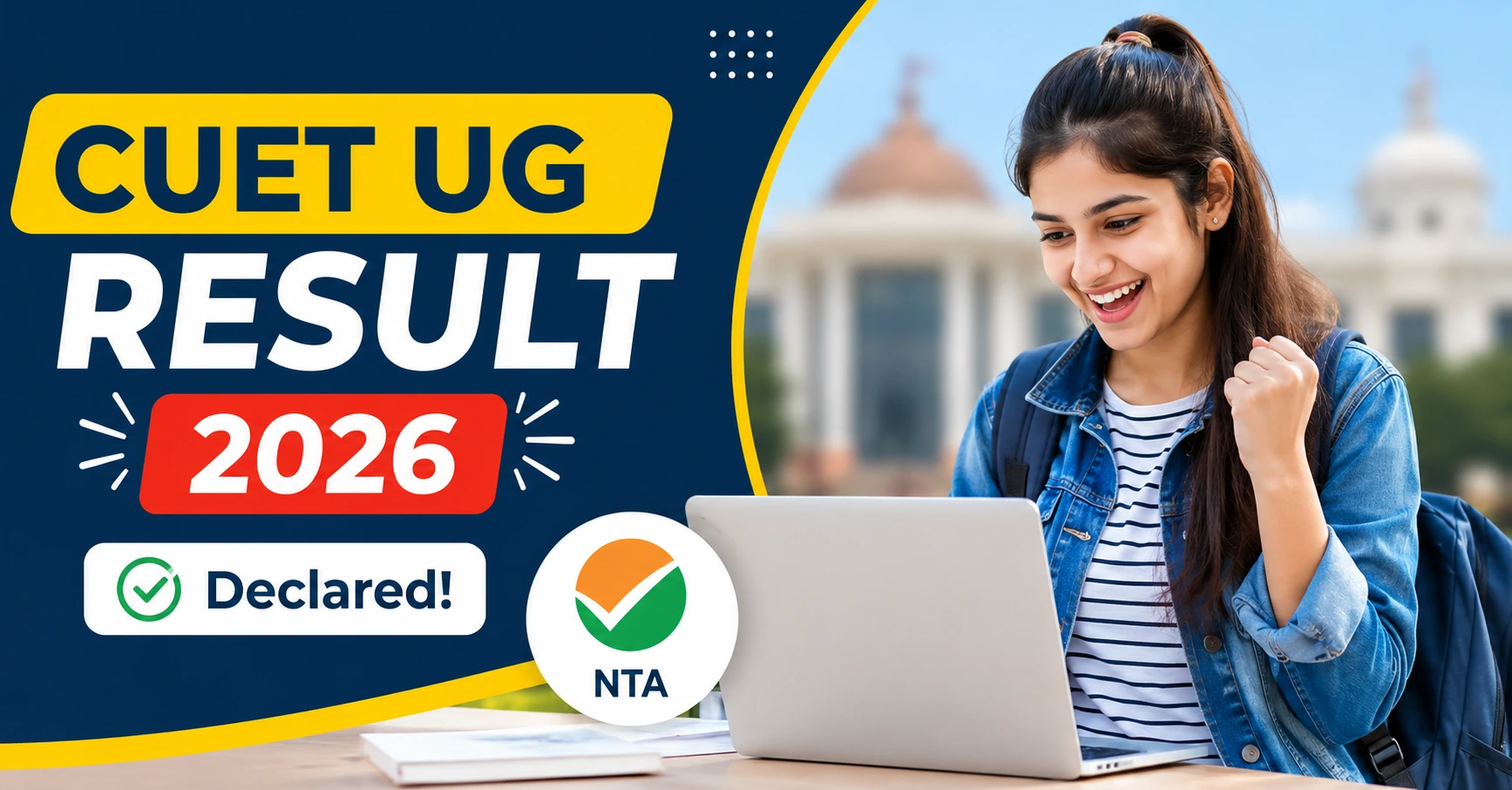 NTA CUET UG Result June 2026 is released. Check your result now.