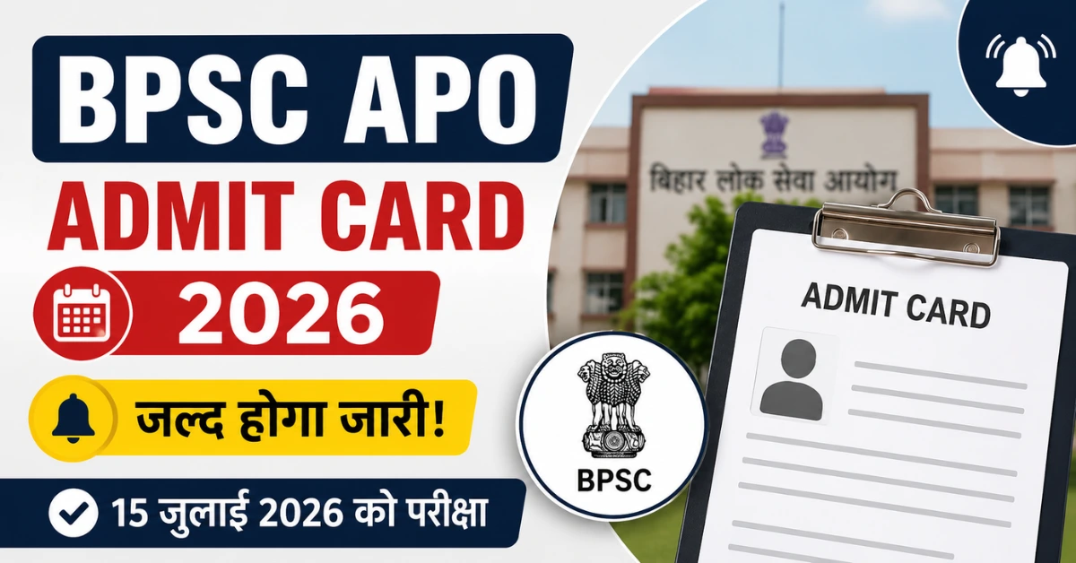 BPSC APO Admit Card 2026 is released download now.