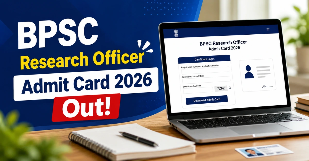 BPSC Research Officer Admit Card 2026 Download