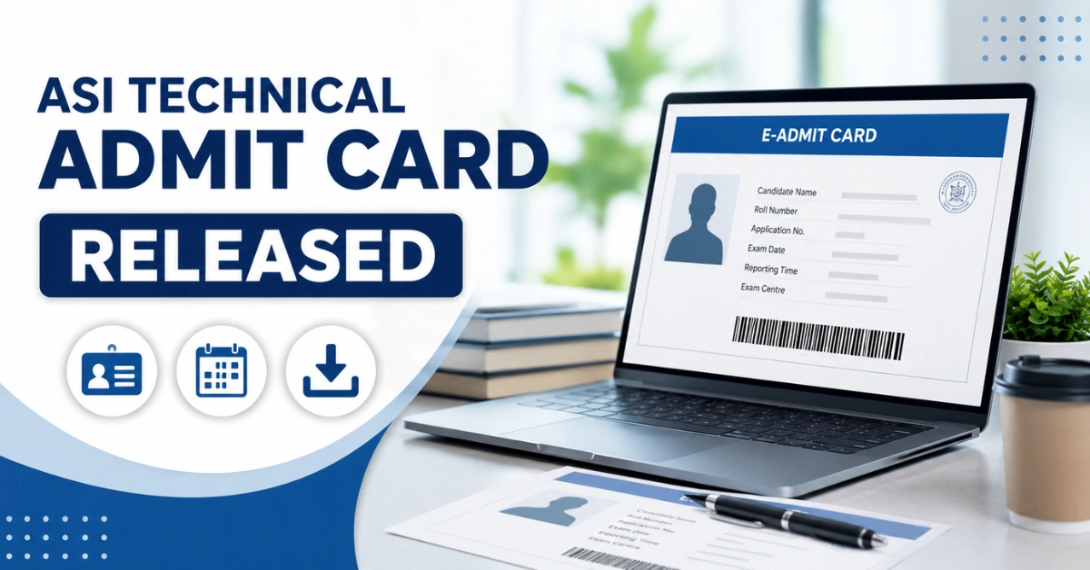 BPSSC ASI Technical Admit Card 2026 डाउनलोड करते हुए उम्मीदवार