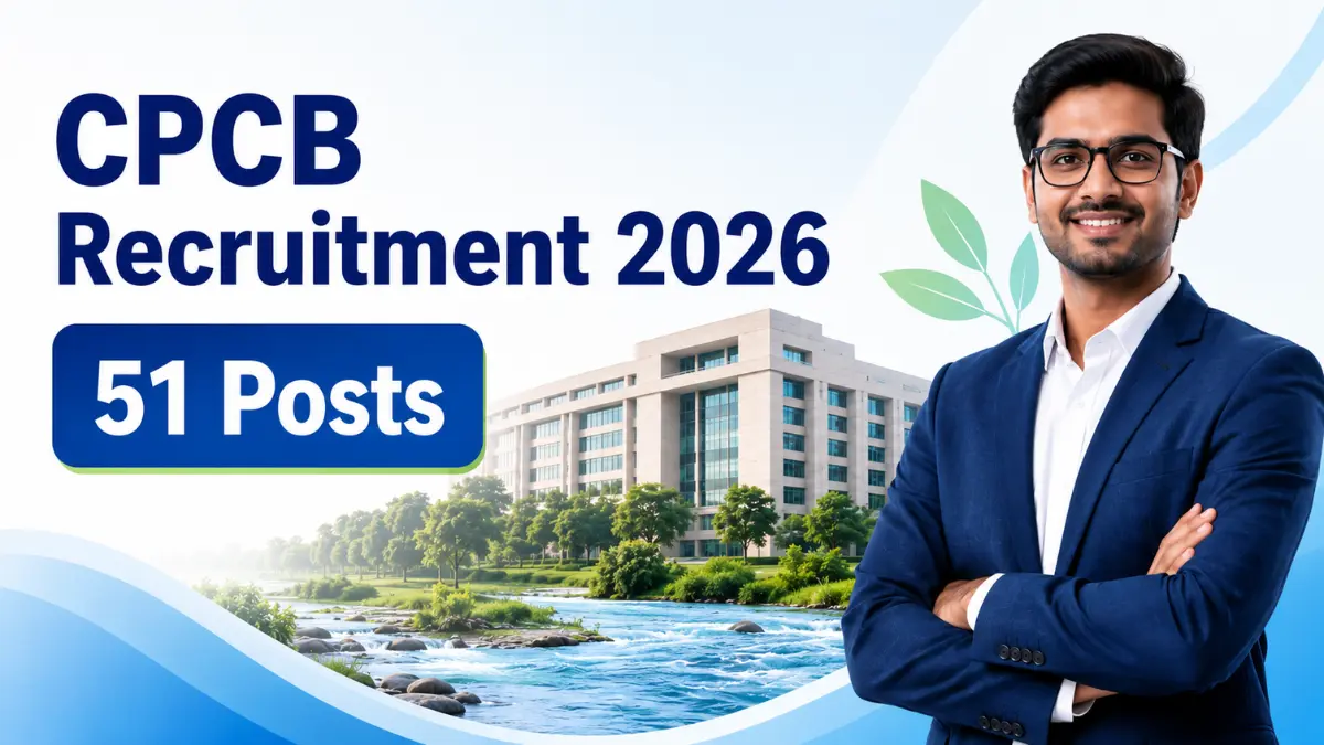 CPCB Recruitment 2026 के 51 पदों की भर्ती का featured image