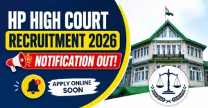 HP High Court Recruitment 2026 Notification Out for 388 Vacancies