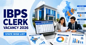 IBPS Clerk State Wise Vacancy 2026 Official Vacancy List