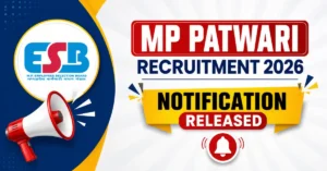 MP Patwari Recruitment 2026 Notification with 200 Vacancy Apply Online